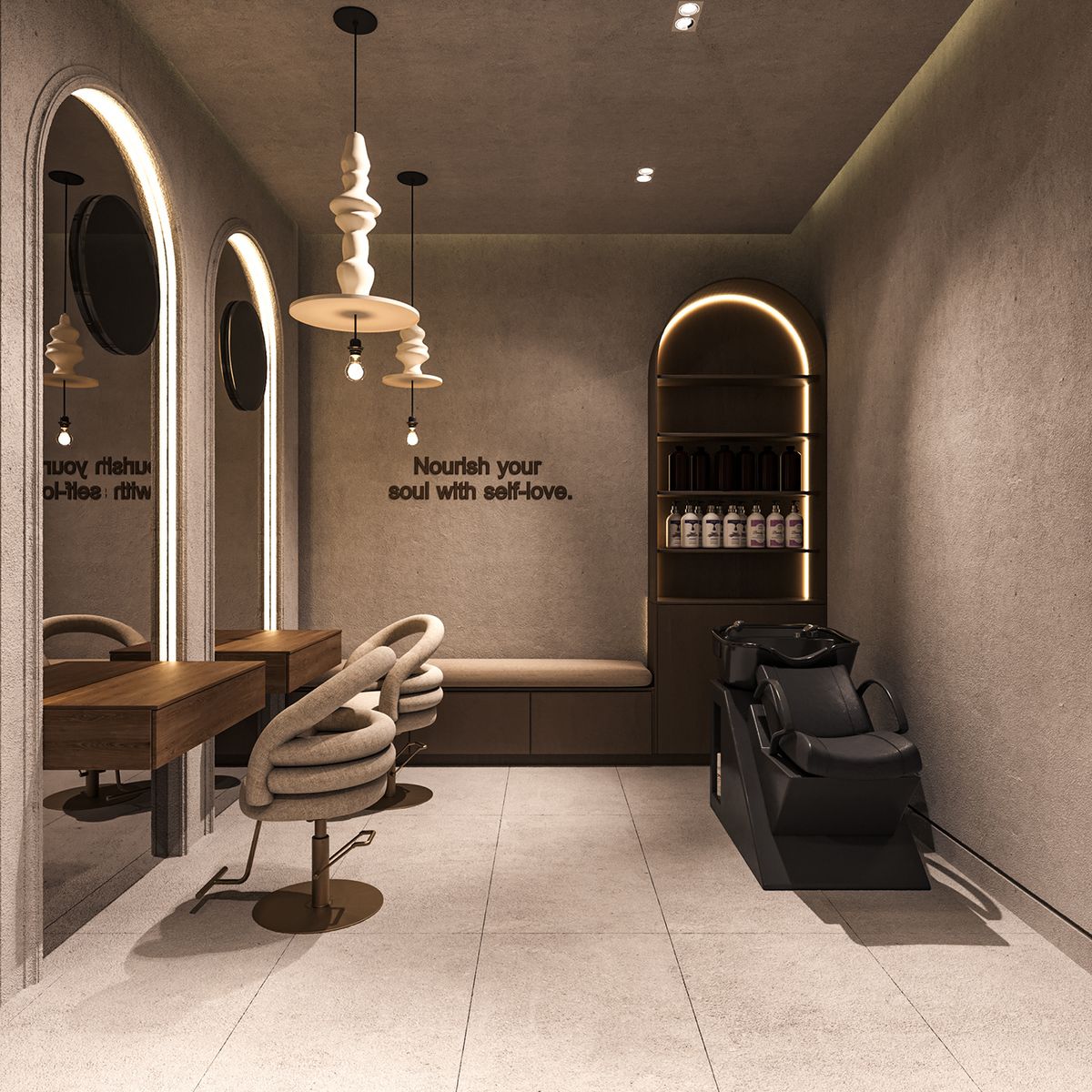 Salon interior